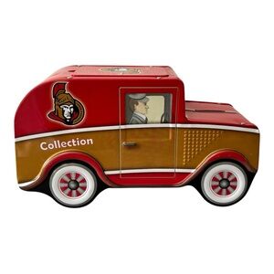Ottawa Senators NHL Ice Hockey Tin Coin Bank Truck-Shaped Piggy Bank